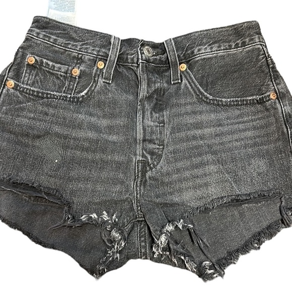 Levis premium 501 BIG E jean shorts size 26 - Picture 5 of 10